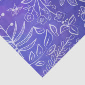 Batik Style Boho Botanicals Sehr schön Seidenpapier (Ausschnitt)