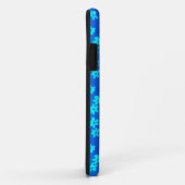 Batik Style - Shades of Blue iPhone Case (Hinten/Rechts)