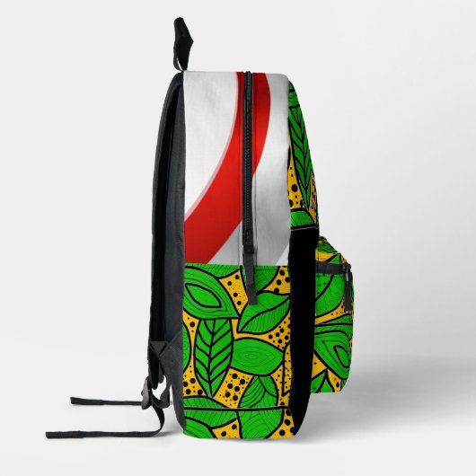 Batik Tembakau Backpack Bedruckter Rucksack (Links)