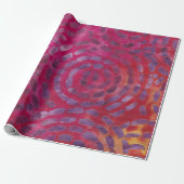 Batik Tropical Circles Wind Lila Pink Candy Geschenkpapier (Ungerollt)