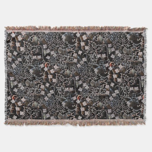 Batik Trusmi Cirebon Throw Blanket Decke (Vorderseite)