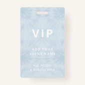 Batik | VIP Access Pastell Blue Event Ausweis (Vorderseite)