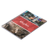 Batikname und Fotocollage Notizblock (Linke Seite)