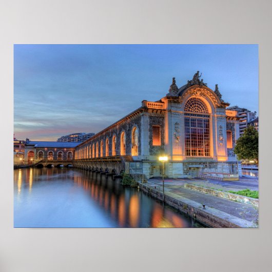 Batiment des Forces-Motrices, Genf, Schweiz Poster (Vorne)