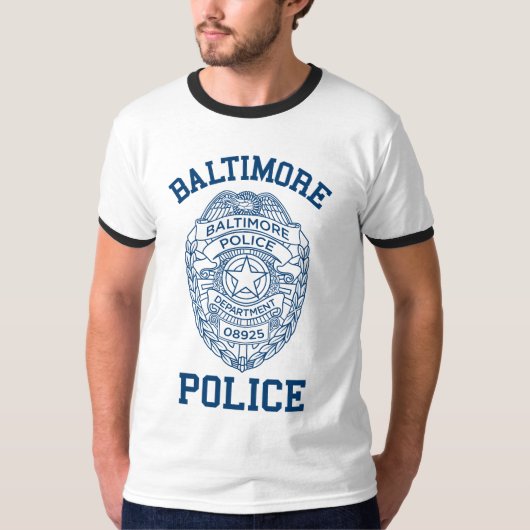Batimore Polizei Maryland T-Shirt (Vorderseite)