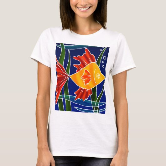 Batiqued Fish T-Shirt (Vorderseite)