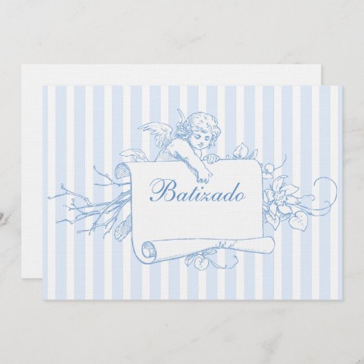 Batizado Einladung (Vorne/Hinten)