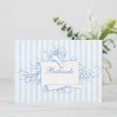 Batizado Einladung (Stehend Vorderseite)