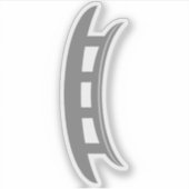 Bat'leth-Aufkleber Aufkleber (Vorderseite)