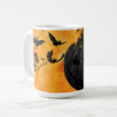 Batlit Brews & Pumpkin Dreams Kaffeetasse (Vorderseite Links)