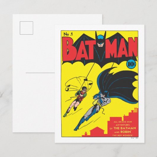 Batman #1 Comic Postkarte (Vorne/Hinten)