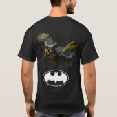 BATMAN 1X003 WEIßES LOGO T-Shirt (Rückseite)