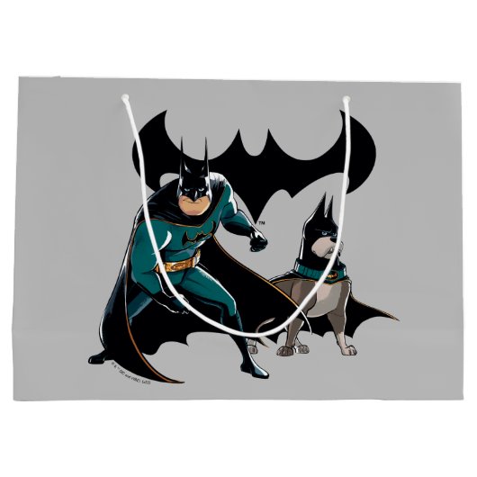 Batman & Ace Große Geschenktüte (Rückseite)