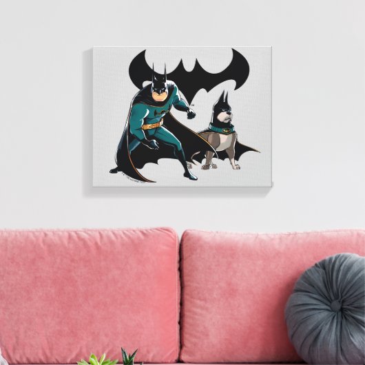 Batman & Ace Leinwanddruck (Insitu (Wohnzimmer))