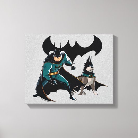 Batman & Ace Leinwanddruck (Vorderseite)