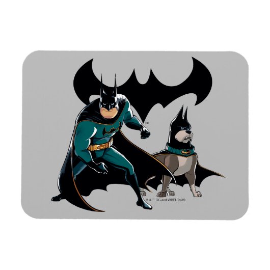 Batman & Ace Magnet (Horizontal)