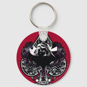 Batman Ace of Spaces Gotisches Wappen Schlüsselanhänger
