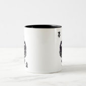 Batman Ace of Spaces Gotisches Wappen Zweifarbige Tasse (Mittel)