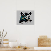 Batman & Ace Poster (Küche)