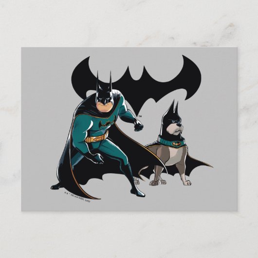 Batman & Ace Postkarte (Vorderseite)