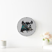 Batman & Ace Runde Wanduhr (Zuhause)