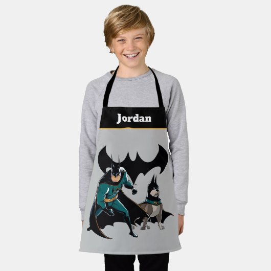 Batman & Ace Schürze (Getragen)