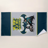 Batman & Ace - Wir spielen nicht gut mit anderen Strandtuch (Vorderseite)