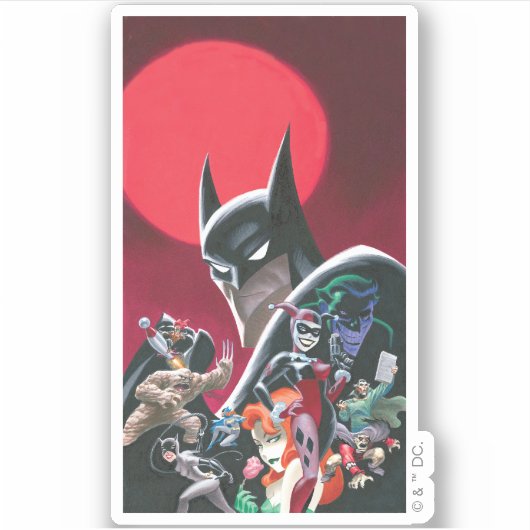 Batman Adventures Dangerous Dames & Demons Aufkleber (Vorderseite)