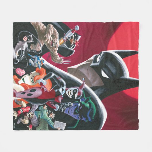 Batman Adventures Dangerous Dames & Demons Fleecedecke (Vorderseite (Horizontal))