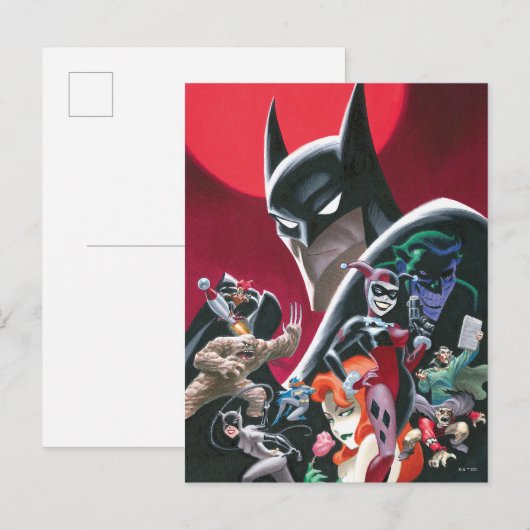 Batman Adventures Dangerous Dames & Demons Postkarte (Vorne/Hinten)
