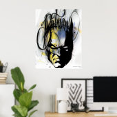 Batman Airbrush Portrait Poster (Heimbüro)