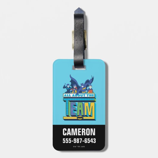 Batman | Alles über das Team Gepäckanhänger (Rückseite vertikal)