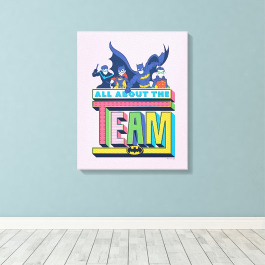 Batman | Alles über das Team Leinwanddruck (Insitu (Holzboden))