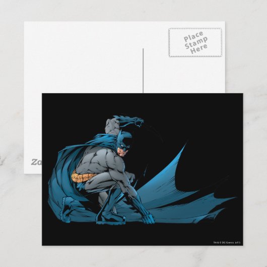 Batman am Boden Postkarte (Vorne/Hinten)