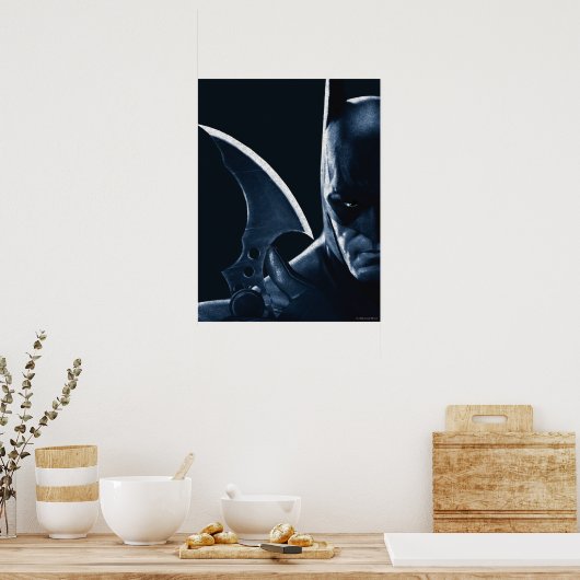 Batman: Arkham Asylum | Batman Closeup Poster (Küche)