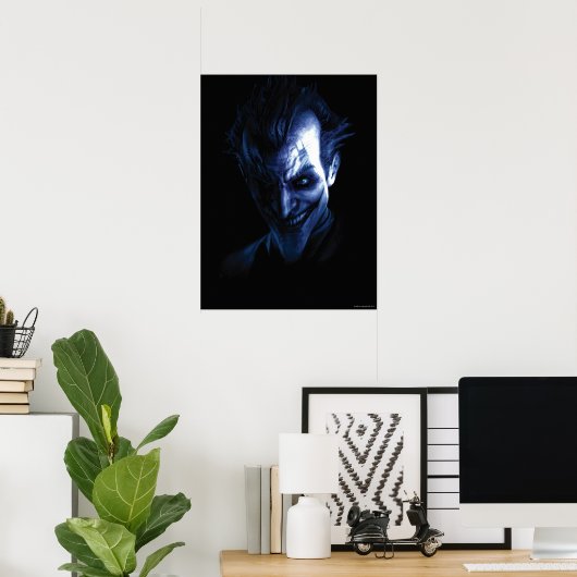 Batman: Arkham Asylum | Der Joker im Schatten Poster (Heimbüro)
