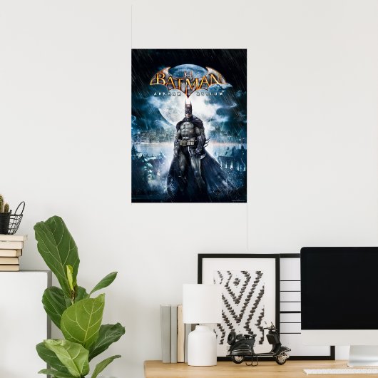 Batman: Arkham Asylum | Game Cover Art Poster (Heimbüro)