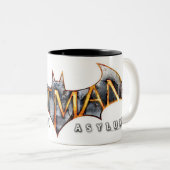 Batman: Arkham Asylum | Logo Zweifarbige Tasse (VorderseiteRechts)