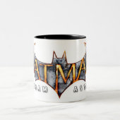 Batman: Arkham Asylum | Logo Zweifarbige Tasse (Mittel)