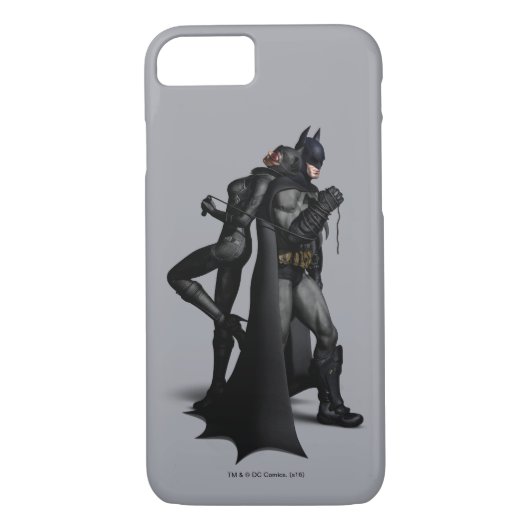 Batman Arkham City | Batman und Catwoman Case-Mate iPhone Hülle (Rückseite)