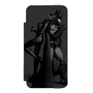 Batman Arkham City   Batman und Catwoman Incipio Watson™ iPhone 5 Geldbörsen Hülle