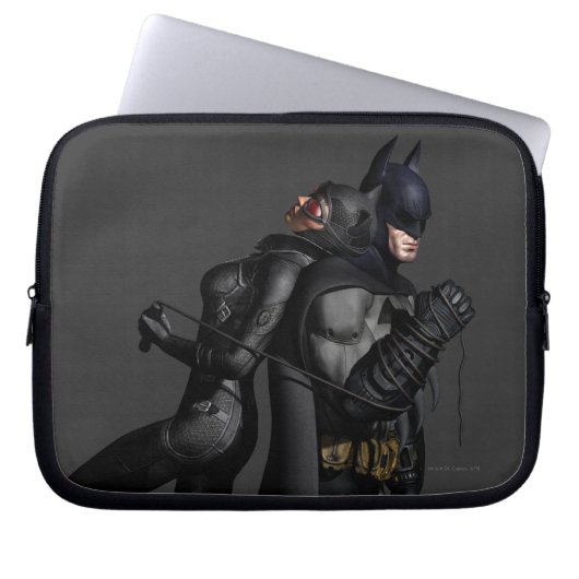 Batman Arkham City | Batman und Catwoman Laptopschutzhülle (Vorderseite)