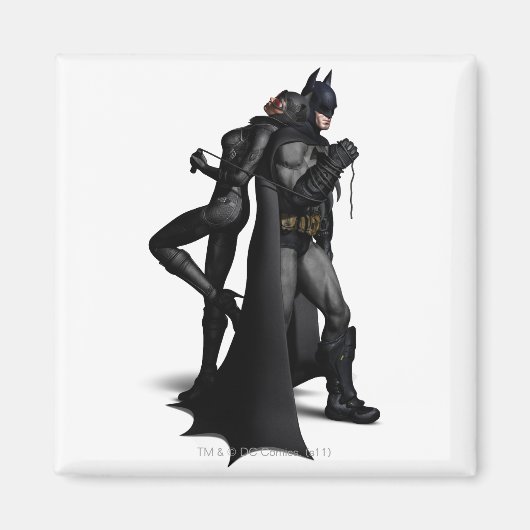 Batman Arkham City | Batman und Catwoman Magnet (Vorne)
