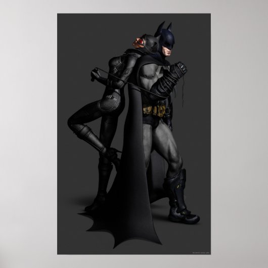 Batman Arkham City | Batman und Catwoman Poster (Vorne)