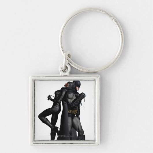 Batman Arkham City | Batman und Catwoman Schlüsselanhänger (Vorne)