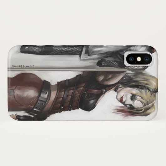 Batman Arkham City | Harley Quinn Illustration Case-Mate iPhone Hülle (Rückseite (Horizontal))