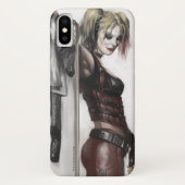 Batman Arkham City | Harley Quinn Illustration Case-Mate iPhone Hülle (Rückseite)