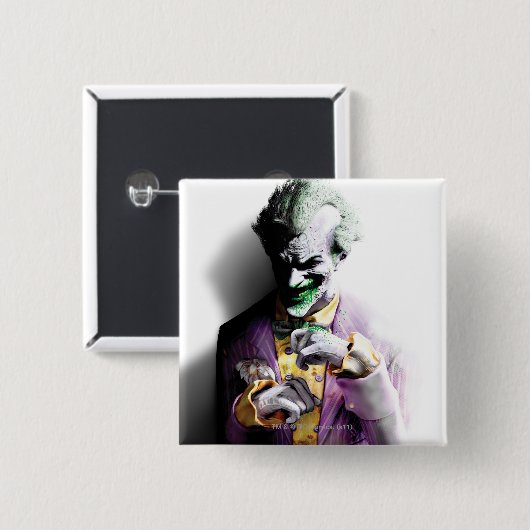Batman Arkham City | JOKER Button (Vorne & Hinten)