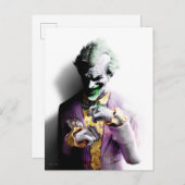 Batman Arkham City | Joker Postkarte (Vorne/Hinten)
