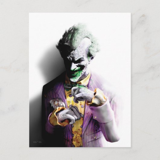 Batman Arkham City | Joker Postkarte (Vorderseite)